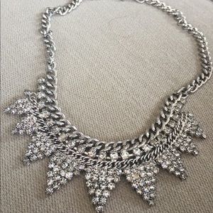 silver statement necklace